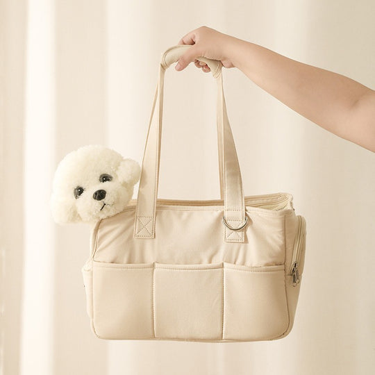 Pet Dog Cat Outgoing Bag Made Of Pure Cotton With Large Capacity Pets