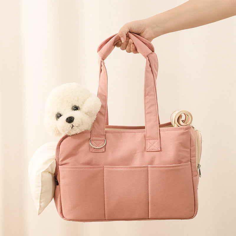 Pet Dog Cat Outgoing Bag Made Of Pure Cotton With Large Capacity Pets